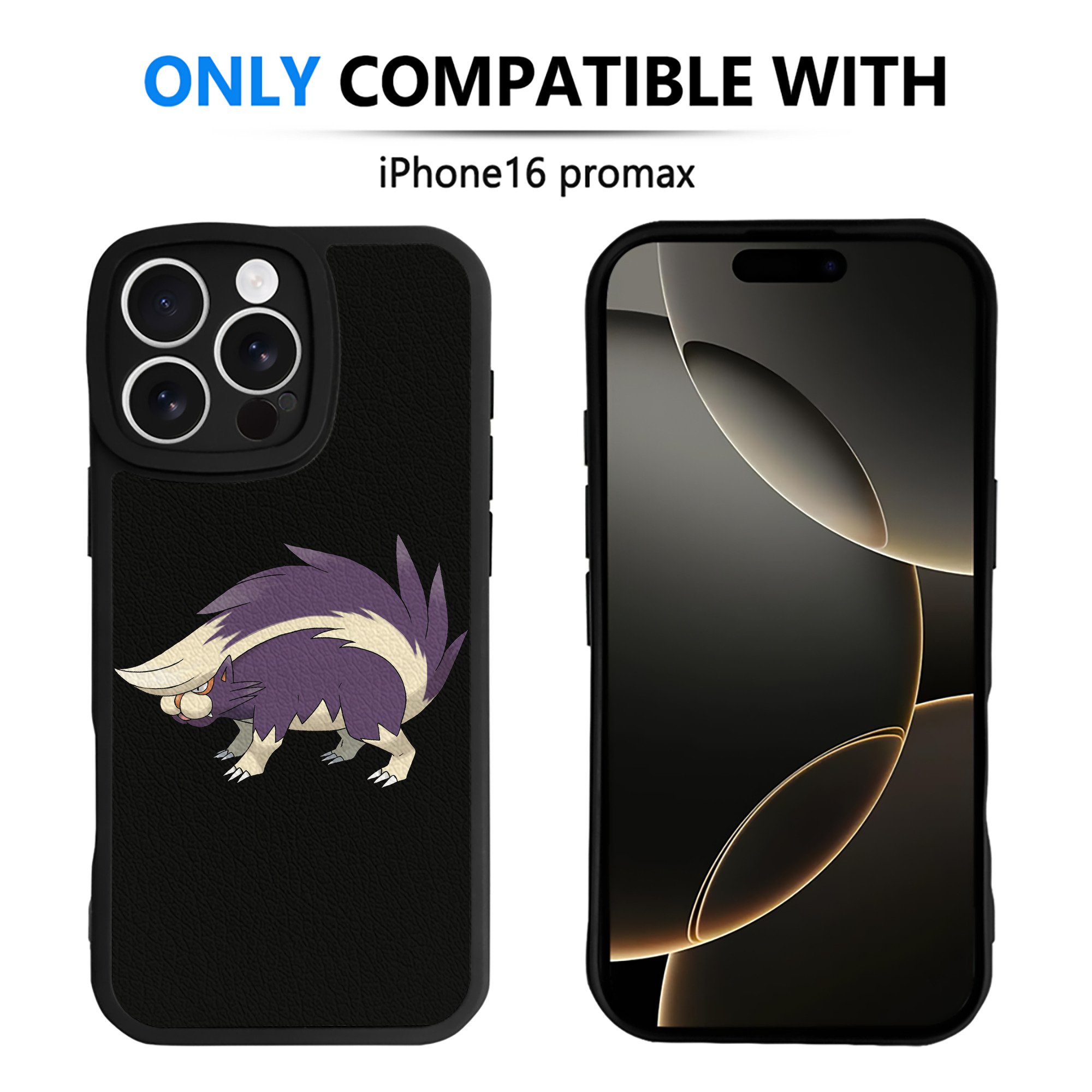 （画像用） ポケットモンスター Pokémon 【iPhone 16シリーズ対応】シリコンスマホケース（レザー調） 材質：シリコン